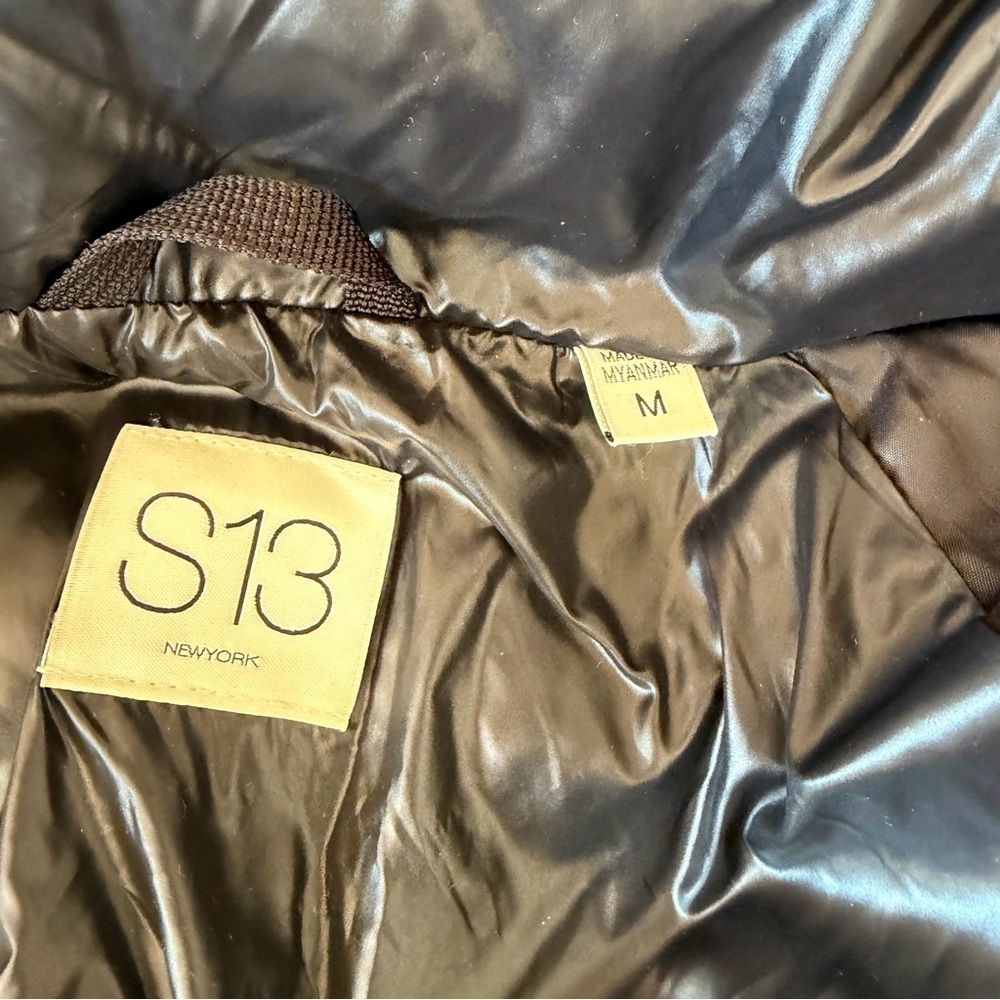 S13 Down Puffer Coat with Removable Hood size M - Picture 7 of 10